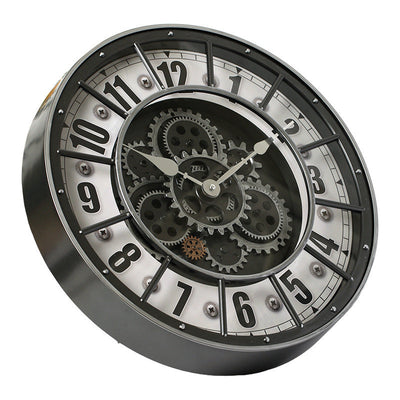 Round Gear Wall Clock Clock My Store