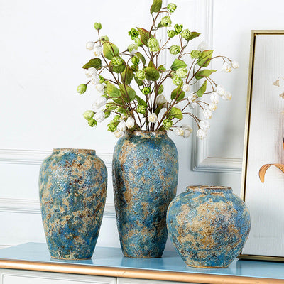 Coarse Pottery Jar Retro And Nostalgic Ceramic Vase My Store